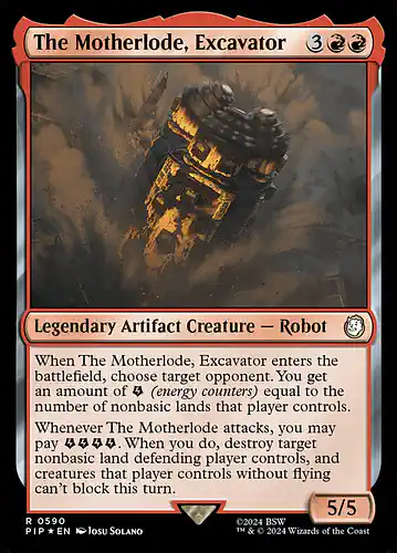 The Motherlode, Excavator - pip Spoiler