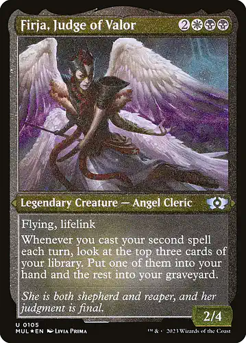 Firja, Judge of Valor - mul Spoiler