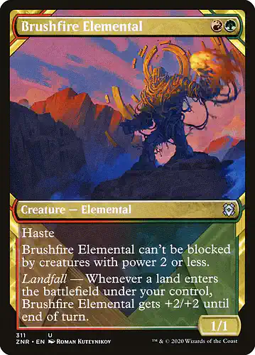Brushfire Elemental - znr Spoiler