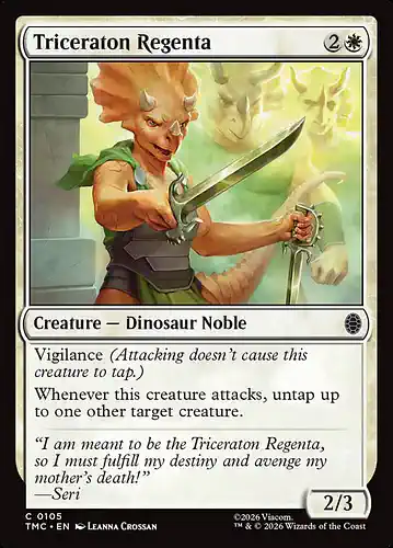 Triceraton Regenta - tmc Spoiler