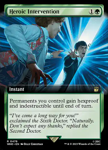 Heroic Intervention - who Spoiler