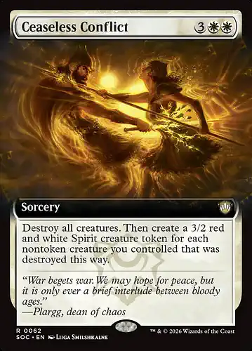 Ceaseless Conflict - soc Spoiler