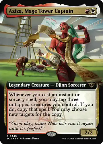 Aziza, Mage Tower Captain - sos Spoiler