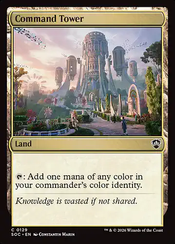 Command Tower - soc Spoiler