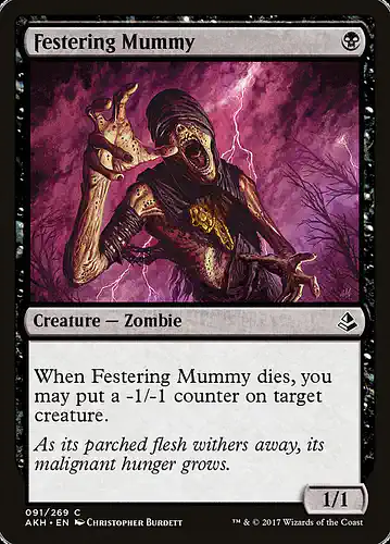 Festering Mummy - akh Spoiler