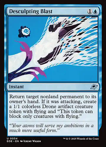 Desculpting Blast - eoe Spoiler