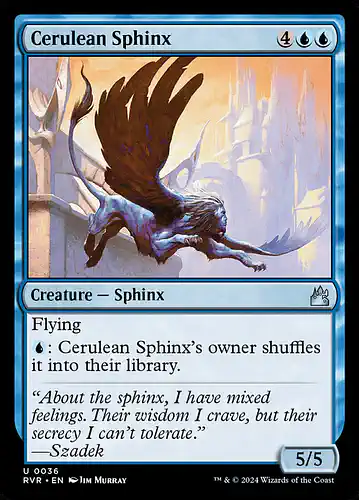 Cerulean Sphinx - rvr Spoiler