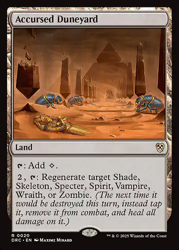 Accursed Duneyard - drc Spoiler