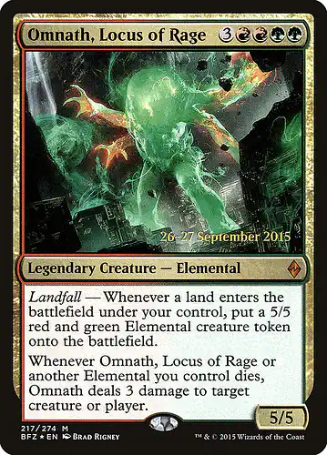 Omnath, Locus of Rage - bfz Spoiler