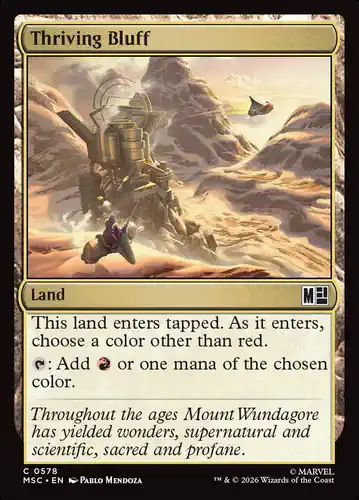 Thriving Bluff - msc Spoiler