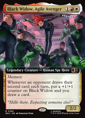 Black Widow, Agile Avenger - msc Spoiler