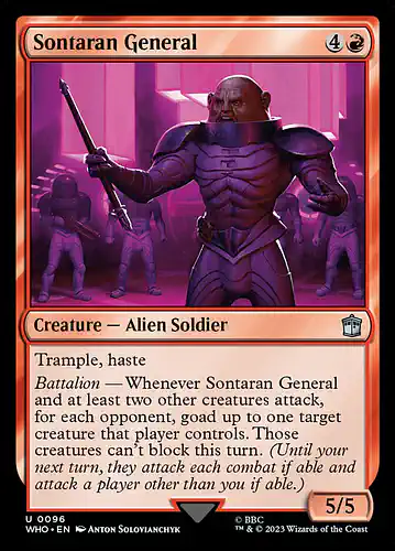 Sontaran General - who Spoiler