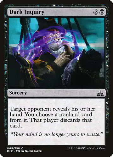 Dark Inquiry - rix Spoiler
