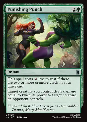 Punishing Punch - msh Spoiler