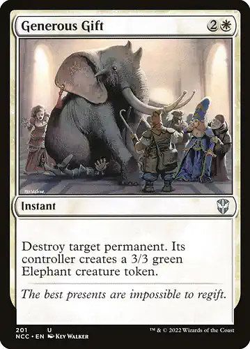 Generous Gift - ncc Spoiler