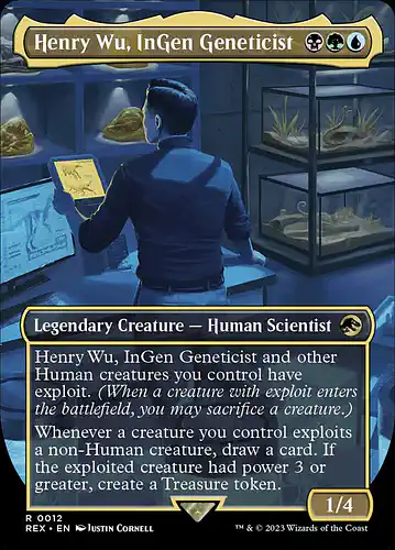 Henry Wu, InGen Geneticist - rex Spoiler