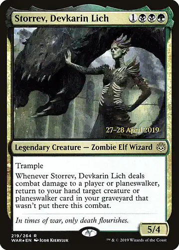 Storrev, Devkarin Lich - war Spoiler
