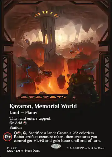 Kavaron, Memorial World - eoe Spoiler