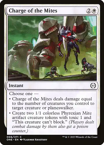 Charge of the Mites - one Spoiler