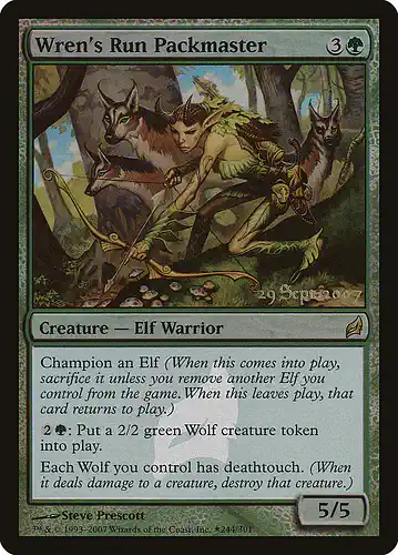 Wren's Run Packmaster - lrw Spoiler