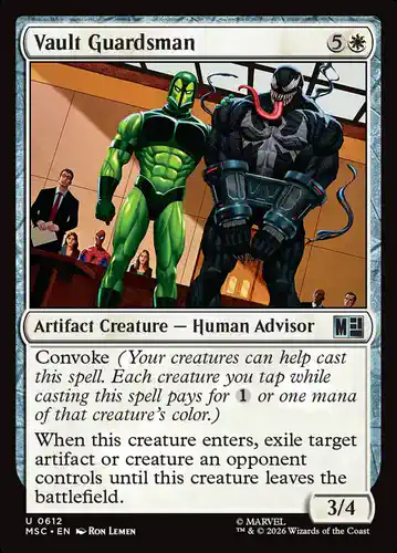 Vault Guardsman - msc Spoiler