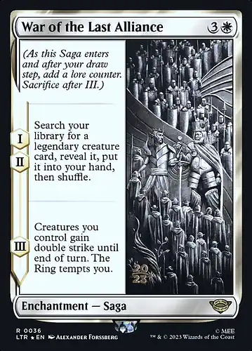 War of the Last Alliance - ltr Spoiler