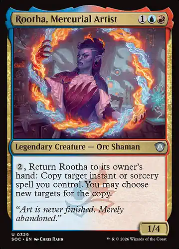 Rootha, Mercurial Artist - soc Spoiler