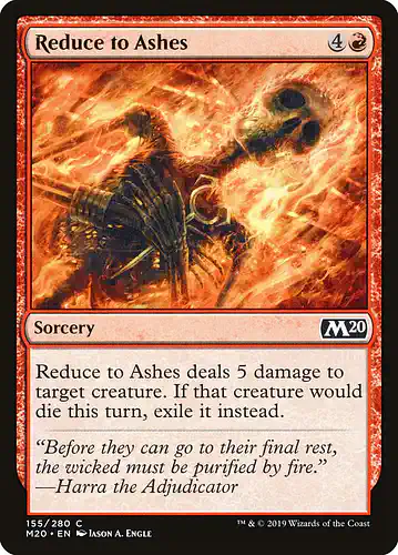 Reduce to Ashes - m20 Spoiler