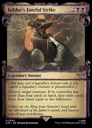 Isildur's Fateful Strike - ltr Spoiler
