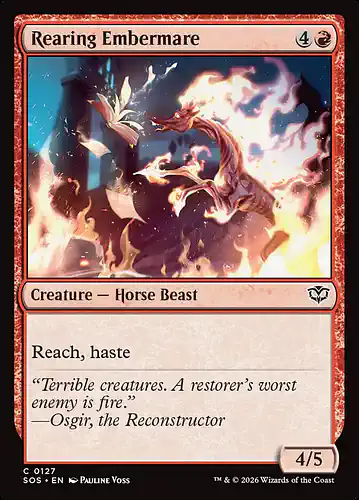 Rearing Embermare - sos Spoiler