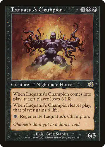 Laquatus's Champion - tor Spoiler