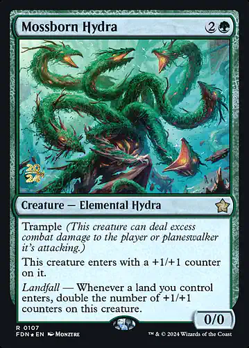 Mossborn Hydra - fdn Spoiler