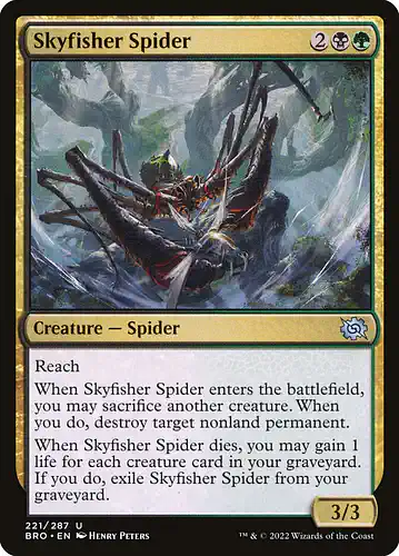 Skyfisher Spider - bro Spoiler