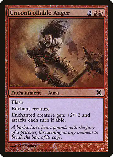 Uncontrollable Anger - 10e Spoiler