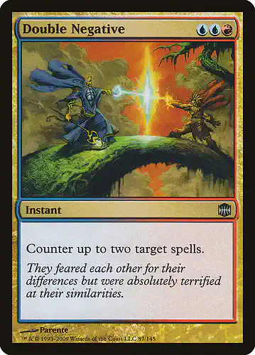 Double Negative - arb Spoiler