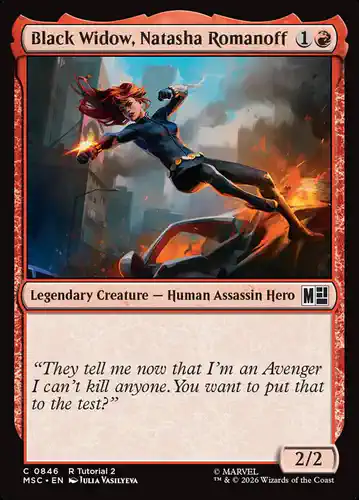 Black Widow, Natasha Romanoff - msc Spoiler