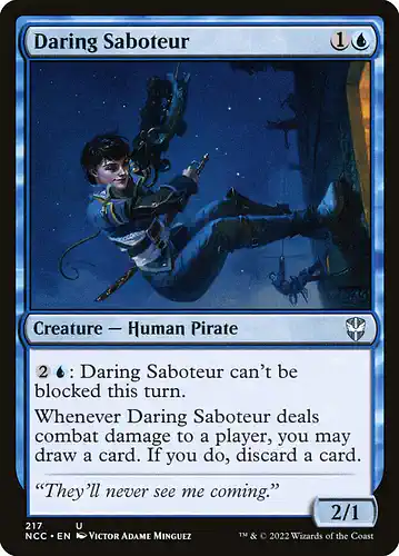 Daring Saboteur - ncc Spoiler