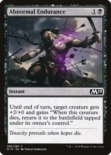Abnormal Endurance - m19 Spoiler