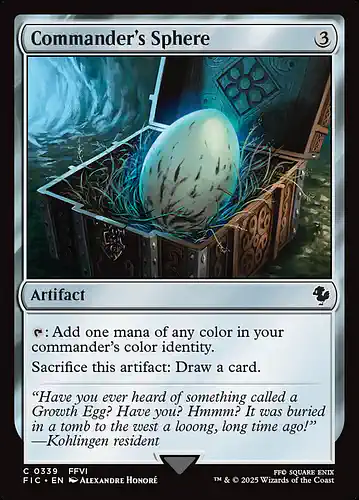 Commander's Sphere - fic Spoiler