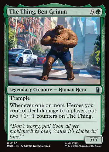 The Thing, Ben Grimm - msh Spoiler
