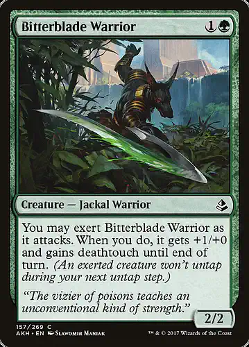 Bitterblade Warrior - akh Spoiler