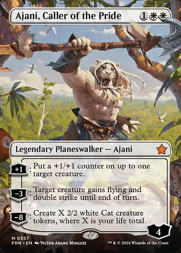 Ajani, Caller of the Pride - fdn Spoiler
