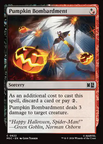 Pumpkin Bombardment - msc Spoiler