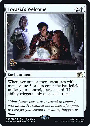 Tocasia's Welcome - bro Spoiler