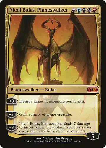 Nicol Bolas, Planeswalker - m13 Spoiler