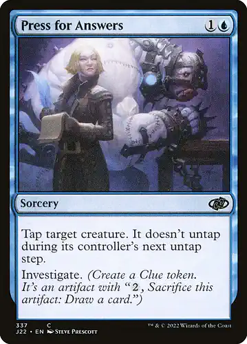 Press for Answers - j22 Spoiler