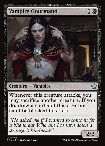 Vampire Gourmand - fdn Spoiler