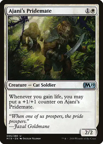 Ajani's Pridemate - m19 Spoiler