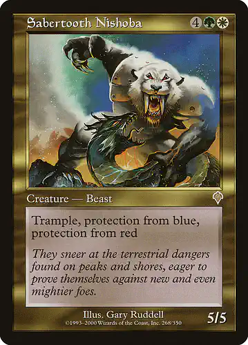 Sabertooth Nishoba - inv Spoiler