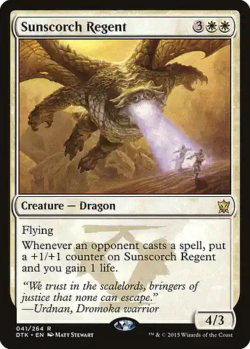 Sunscorch Regent - dtk Spoiler